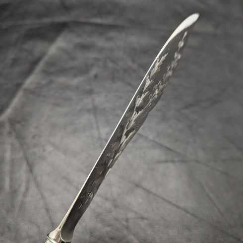 Around 1900 British antique silver plate fish server set